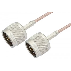 N Male to N Male Cable 12 Inch Length Using ET38399 Coax