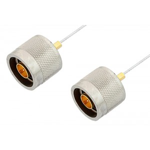 N Male to N Male Cable 6 Inch Length Using ET38342 Coax, RoHS