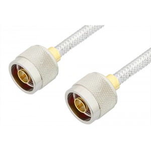 N Male to N Male Cable 6 Inch Length Using ET38326 Coax