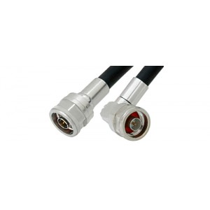 N Male to N Male Right Angle Cable 36 Inch Length Using ET-C195 Coax