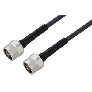 N Male to N Male With Times Connectors Cable 12 Inch Length Using ET38379 Coax