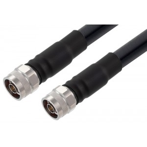 N Male to N Male With Times Connectors Cable 12 Inch Length Using ET38377 Coax