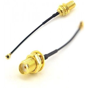 RF Connector Pigtail Cable SMA Female Bulkhead to U.fl/ipx Extension Cable 1.13 Cable 5cm Pack of 2