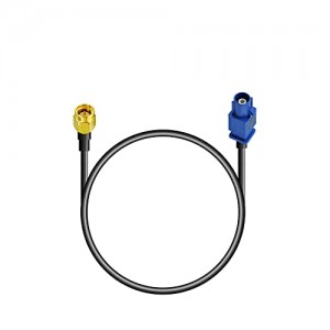 GPS Cable Fakra C Male to SMA Male Pigtail Cable GPS Antenna Adapter Cable ET-RG174 30CM/11.8Inch