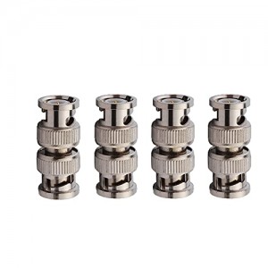 BNC Male to BNC Male Adapter Connector (4Pack)