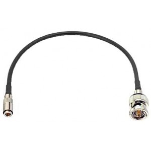 SDI Cable BNC Male Plug to DIN 1.0/2.3 Male Straight ET-RG179 Pigtail Black Cable 75ohm/30cm for Blackmagic Decklink Quad