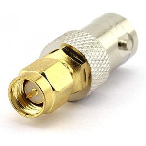 2-Pack BNC Female to SMA Male RF Coaxial Adapter BNC to SMA Coax Jack Connector