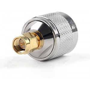 2 pcs RF coaxial Coax Adapter SMA Male to N Male Wi-Fi Adaptor