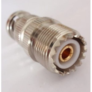 Electronics 2pcs RF coaxial Coax Adapter BNC Male to UHF Female SO-239 SO239