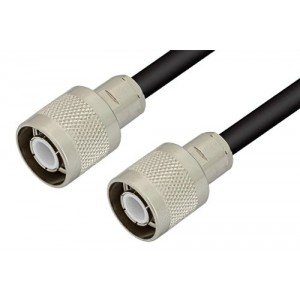 SC Male to SC Male Cable 12 Inch Length Using 75 Ohm ET-RG59 Coax, RoHS