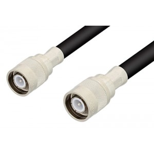 SC Male to SC Male Cable 12 Inch Length Using ET-RG213 Coax, RoHS