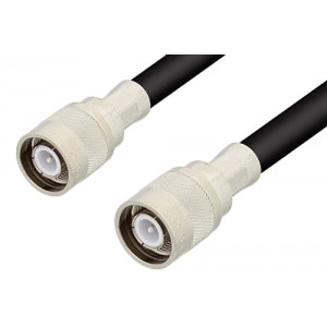 SC Male to SC Male Cable 12 Inch Length Using ET-RG8 Coax, RoHS