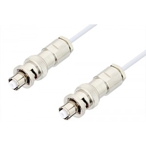 SHV Plug to SHV Plug Cable 12 Inch Length Using ET-RG188 Coax