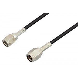 SMA Male to Reverse Polarity SMA Male Cable 12 Inch Length Using ET38358 Coax