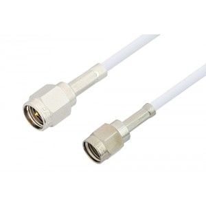 SMA Male to Reverse Polarity SMA Male Cable 12 Inch Length Using ET-RG188 Coax, RoHS