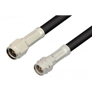 SMA Male to Reverse Thread SMA Male Cable 12 Inch Length Using ET-RG58 Coax, RoHS