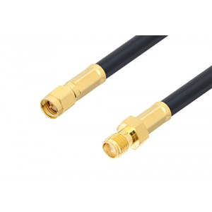 SMA Male to SMA Female Cable 12 Inch Length Using ET38362 Coax