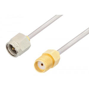 SMA Male to SMA Female Cable 6 Inch Length Using ET38321 Coax