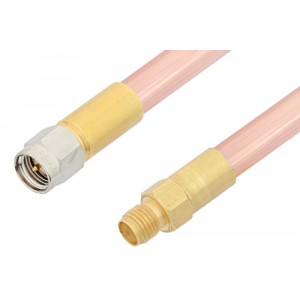 SMA Male to SMA Female Cable 6 Inch Length Using ET-RG401 Coax, RoHS