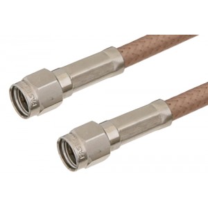 SMA Male to SMA Male Cable 12 Inch Length Using 95 Ohm ET-RG180 Coax