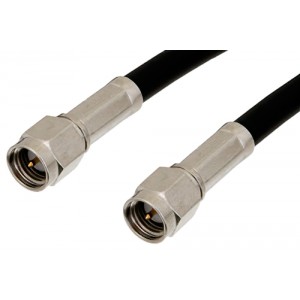 SMA Male to SMA Male Cable 6 Inch Length Using ET-RG223 Coax