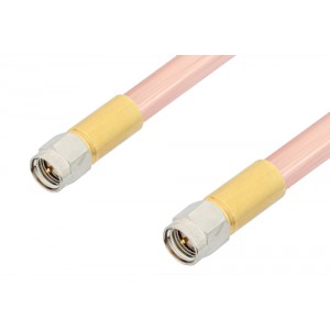 SMA Male to SMA Male Cable 6 Inch Length Using ET-RG401 Coax, RoHS