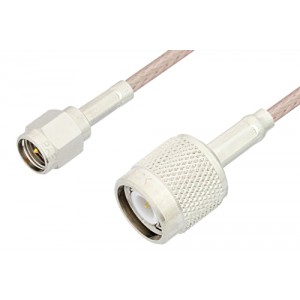 SMA Male to TNC Male Cable 12 Inch Length Using ET-RG316 Coax, RoHS