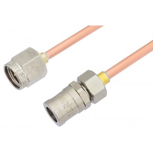 SMA Male to SMB Plug Cable 12 Inch Length Using ET-RG405 Coax