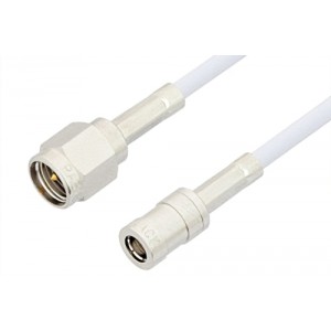 SMA Male to SMB Plug Cable 6 Inch Length Using ET-RG188 Coax, RoHS