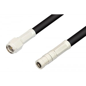 SMA Male to SMB Plug Cable 6 Inch Length Using ET-RG58 Coax