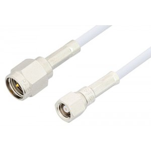 SMA Male to SMC Plug Cable 6 Inch Length Using ET-RG188 Coax, RoHS