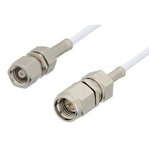 SMA Male to SMC Plug Cable 6 Inch Length Using ET-RG196 Coax, RoHS