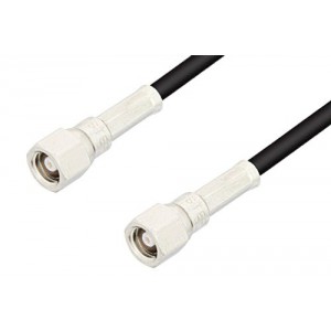 SMC Plug to SMC Plug Cable 12 Inch Length Using ET-RG174 Coax, RoHS