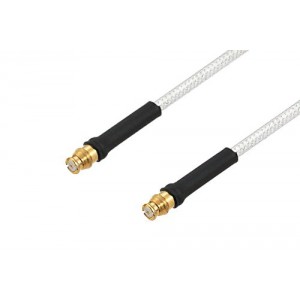 Push-On SMP Female to Push-On SMP Female Cable 12 Inch Length Using ET38322 Coax