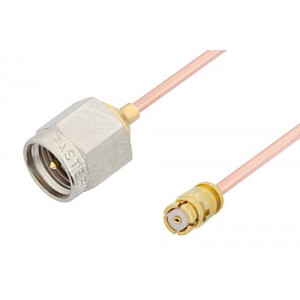 SMA Male to SMP Female Cable 12 Inch Length Using ET38325 Coax, RoHS