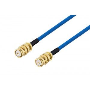 SMP Female to SMP Female Cable 12 Inch Length Using ET38382 Coax