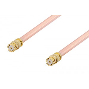 SMP Female to SMP Female Cable 12 Inch Length Using ET-RG405 Coax, RoHS