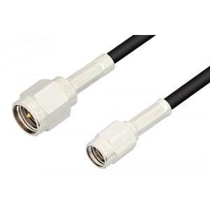 SMA Male to SSMA Male Cable 6 Inch Length Using ET-RG174 Coax