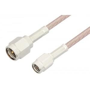 SMA Male to SSMA Male Cable 6 Inch Length Using ET-RG316 Coax, RoHS