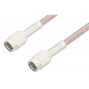 SSMA Male to SSMA Male Cable 6 Inch Length Using ET-RG316 Coax, RoHS