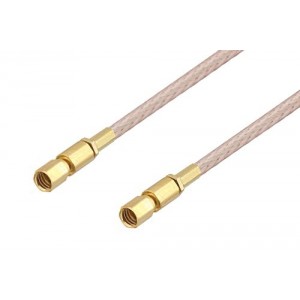 SSMC Plug to SSMC Plug Cable 6 Inch Length Using ET-RG316 Coax