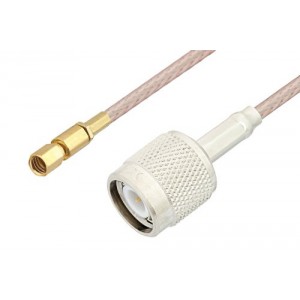 SSMC Plug to TNC Male Cable 6 Inch Length Using ET-RG316 Coax