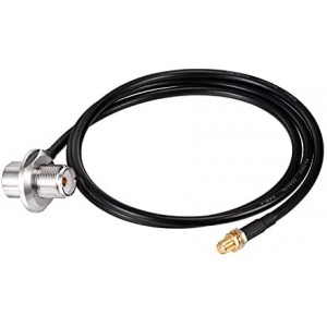 SMA to SO239 Adapter Cable SMA Female to SO239 UHF Female ET-RG58 Coaxial Jumper Cable 10ft