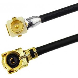 U.FL Cable (10cm/3.9inch) IPX (IPEX/UFL) Female to IPX (IPEX/UFL) Male RF Pigtail Cable 1.13MM Low-Loss U.FL Extension Cable Pack of 2