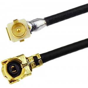 U.FL Cable (30cm/12) IPX (IPEX/UFL) Female to IPX (IPEX/UFL) Male RF Pigtail Cable 1.13MM Low-Loss U.FL Extension Cable Pack of 2