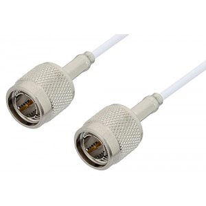 75 Ohm TNC Male to 75 Ohm TNC Male Cable 12 Inch Length Using 75 Ohm ET-RG187 Coax, RoHS