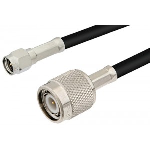 SMA Male to TNC Male Cable 12 Inch Length Using ET-C195 Coax