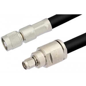 SMA Male to TNC Male Cable 12 Inch Length Using ET-RG8 Coax