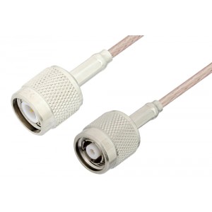 TNC Male to Reverse Polarity TNC Male Cable 12 Inch Length Using ET-RG316 Coax