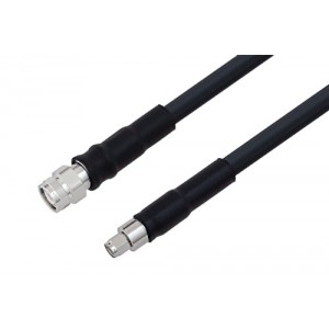 TNC Male to SMA Male Cable 12 Inch Length Using ET38375 Coax with HeatShrink